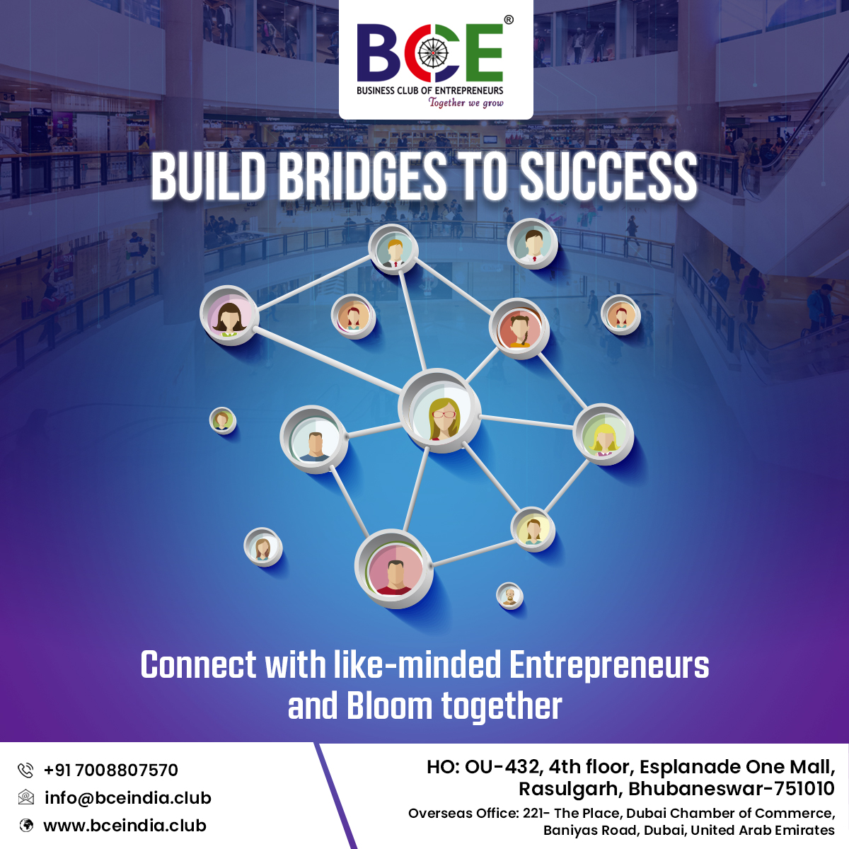 bceindia's tweet photo. In the world of business, connections are key. Join #BCE and unlock the potential for #growth, #collaboration, and #success. At BCE, connect with like-minded entrepreneurs and industry leaders.

Contact us at +91 7008807570 or info@bceindia.club

#EntrepreneurialCommunity https://t.co/LwaVNv9Q1d
