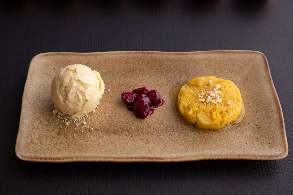 PureCooking's tweet image. Sweeten your day with our desserts.
A heavenly dessert to satisfy your sweet cravings. 🍒🍮 #Pureindiancooking #IndianDesserts #AlmondHalwa #SweetIndulgence