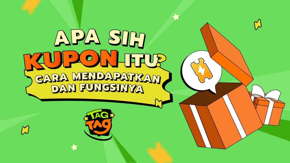 Tagtag_GG's tweet photo. Kumpulkan kupon sebanyak-banyaknya di TagTag! Dapatkan akses ke game kotak hadiah dan tukarkan kuponmu menjadi voucher pulsa. Jadi, tunggu apalagi mainkan TagTag sekarang dan menangkan hadiah

#tagtag #games #gameseru #gameasik #permainan #casualgame #dapatcuan #cuan #kupon #koin https://t.co/sCAxW8laaY