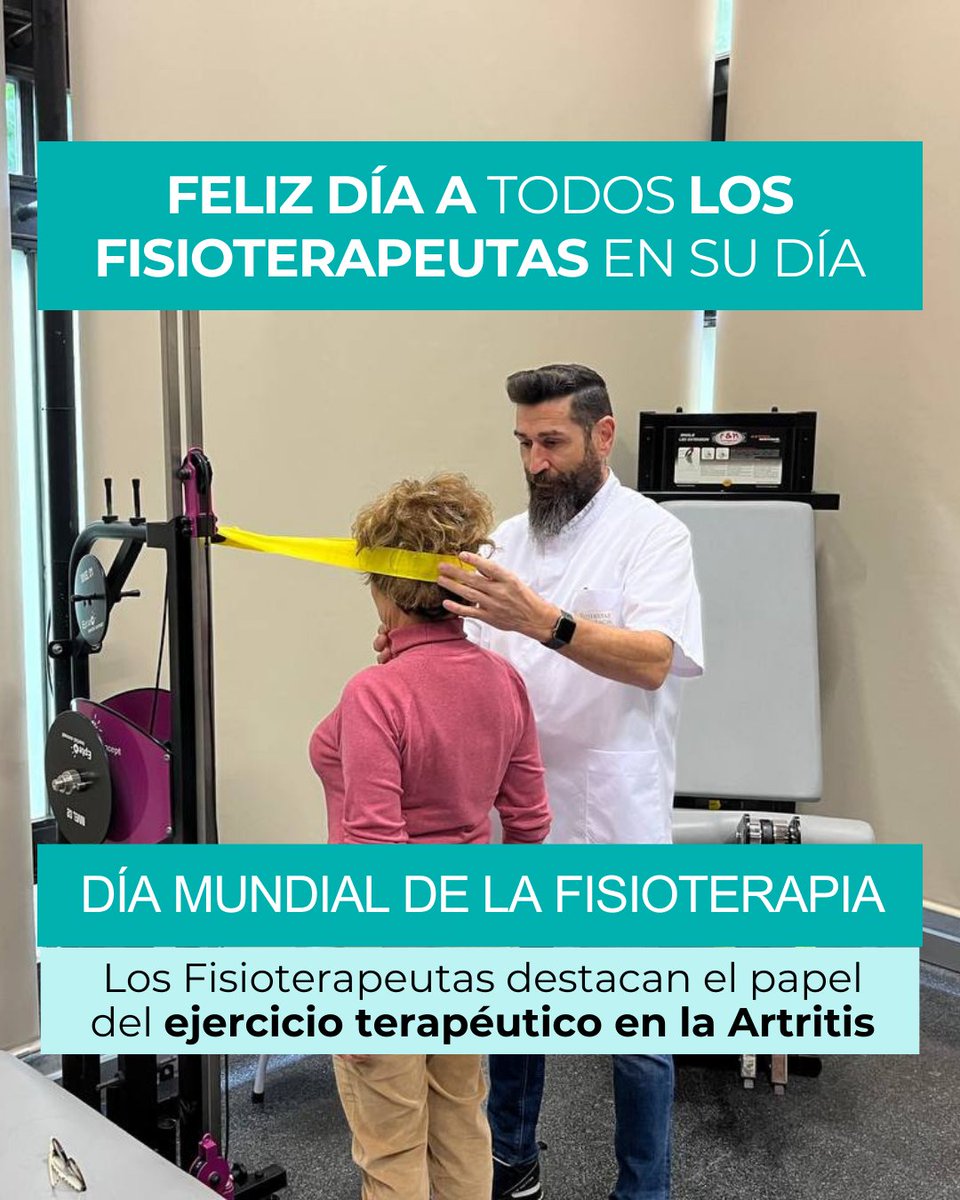 ¡Feliz Día Mundial de la Fisioterapia y un agradecimiento especial a todos los fisioterapeutas que dedican sus esfuerzos a mejorar la vida de las personas! 💪⁣
⁣
bit.ly/489H3Cu
⁣
#DíaMundialDeLaFisioterapia #Artritis #EjercicioTerapéutico #fisioterapeutas #fisio