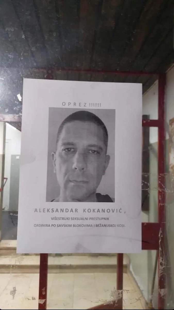 MilosKrstic2211's tweet photo. OPREZ !!!
Drage dame čuvajte se i čuvajte vašu decu. Molim za Rt da vidi što više ljudi! https://t.co/4n7iG0nCHA