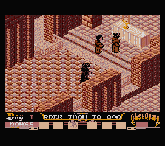 Supmsx's tweet photo. La Abadia del Crimen / The Abbey of Crime
#MSX #MSXWorld game of the week 
This is a masterpiece from Spain, an adventure with isometric graphics, high quality game for the MSX2 developed by @ManuelPazosMSX 👍 https://t.co/4JPdA70Cb8