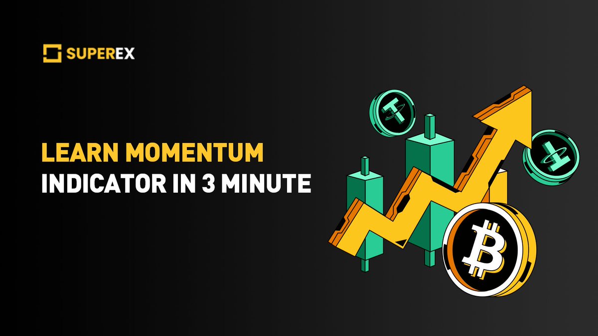 SuperexAcademy's tweet photo. 📊 #Blockchain101: Understanding the #Momentum Indicator in trading! It measures the rate of price change and helps confirm market trends, detect overbought/oversold conditions, and spot potential trend reversals. 📈📉

Read More:https://t.co/SlPb5EaiQt
#SuperExAcademy #SuperEx https://t.co/4r2NoDpV62