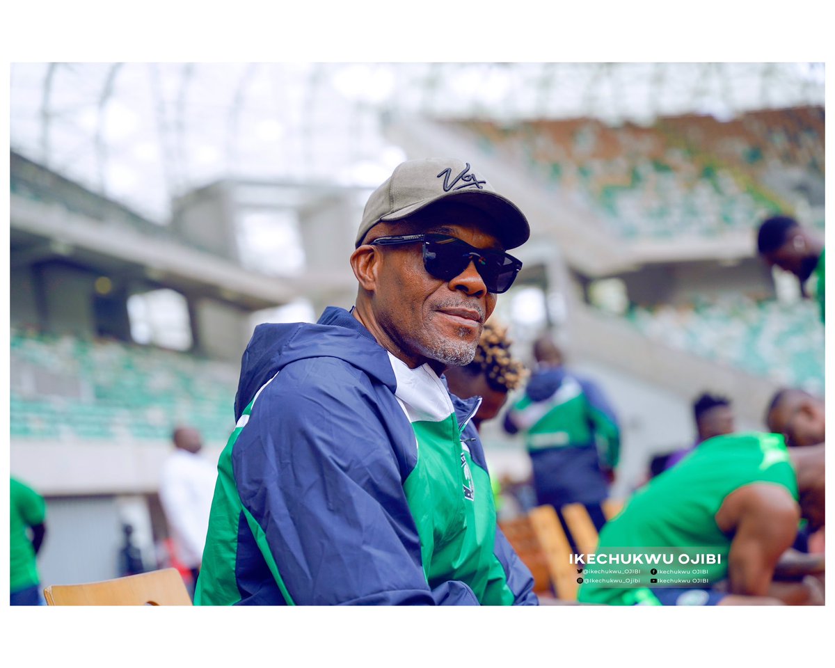 The Super Eagles players are putting in the hard work at training, gearing up for the epic #afcon2023q showdown against São Tomé and Príncipe at Godswill Akpabio Stadium! ⚽🇳🇬🇸🇹 

#ikechukwuojibi #TrainingDays #roadtoafcon #afcon2023 #uyo