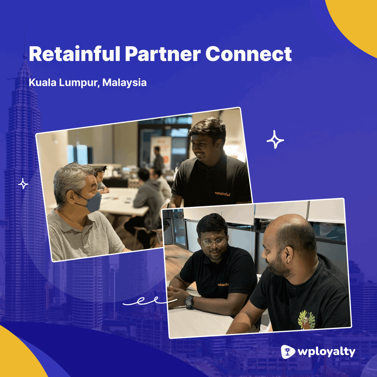 wployalty_'s tweet photo. 🎉Double the Success, Double the Excitement!🎉

🌟Our team @Retainful wrapped up an amazing Partner Connect Program.

🔜Up next, #WPLoyalty is all set to rock the stage at #WordCamp Malaysia on September 9th!💥

#Retainful #WordCampMalaysia2023 #wcmy #wcmy23 #wordcampmalaysia https://t.co/5zRPf7InpX