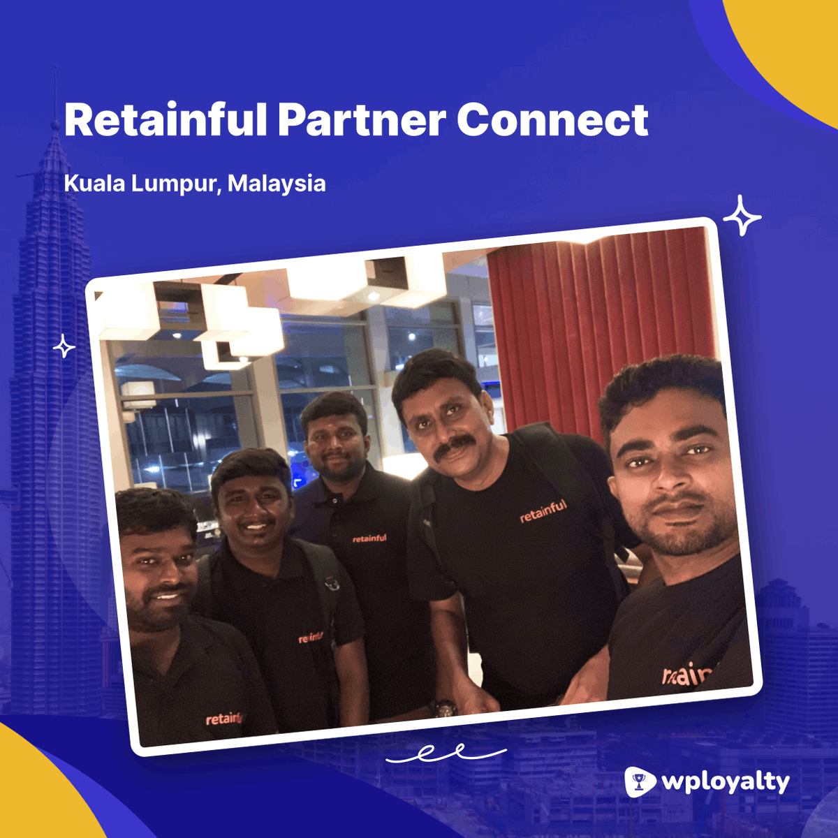 wployalty_'s tweet photo. 🎉Double the Success, Double the Excitement!🎉

🌟Our team @Retainful wrapped up an amazing Partner Connect Program.

🔜Up next, #WPLoyalty is all set to rock the stage at #WordCamp Malaysia on September 9th!💥

#Retainful #WordCampMalaysia2023 #wcmy #wcmy23 #wordcampmalaysia https://t.co/5zRPf7InpX