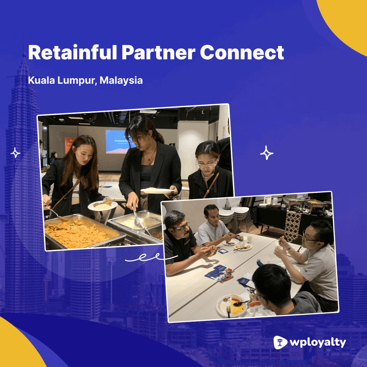 wployalty_'s tweet photo. 🎉Double the Success, Double the Excitement!🎉

🌟Our team @Retainful wrapped up an amazing Partner Connect Program.

🔜Up next, #WPLoyalty is all set to rock the stage at #WordCamp Malaysia on September 9th!💥

#Retainful #WordCampMalaysia2023 #wcmy #wcmy23 #wordcampmalaysia https://t.co/5zRPf7InpX