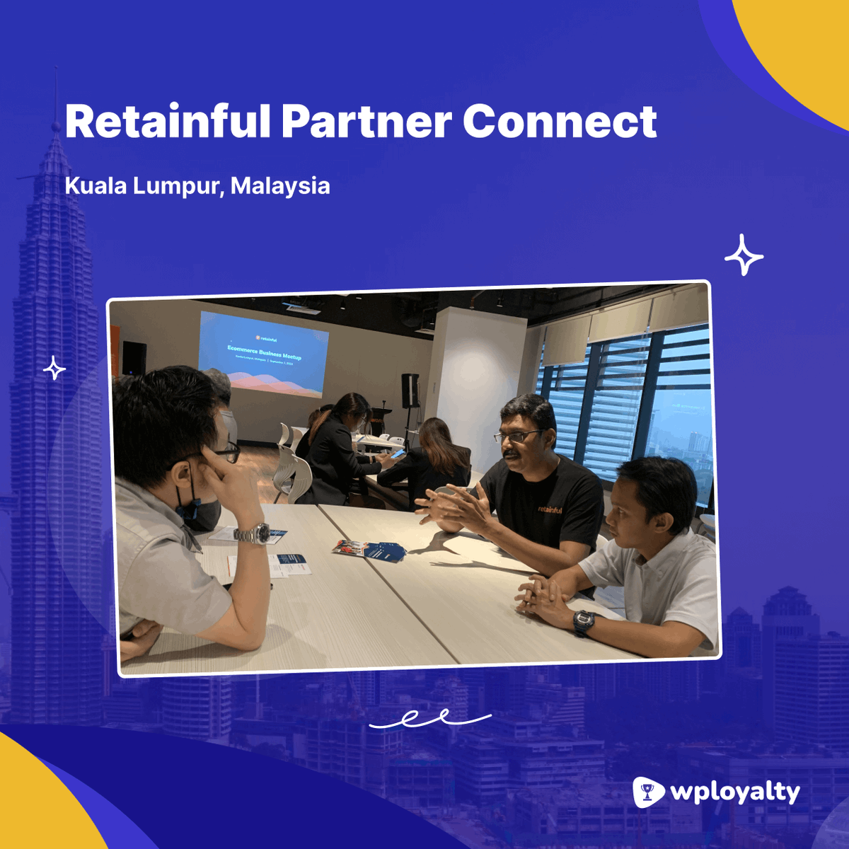 wployalty_'s tweet photo. 🎉Double the Success, Double the Excitement!🎉

🌟Our team @Retainful wrapped up an amazing Partner Connect Program.

🔜Up next, #WPLoyalty is all set to rock the stage at #WordCamp Malaysia on September 9th!💥

#Retainful #WordCampMalaysia2023 #wcmy #wcmy23 #wordcampmalaysia https://t.co/5zRPf7InpX