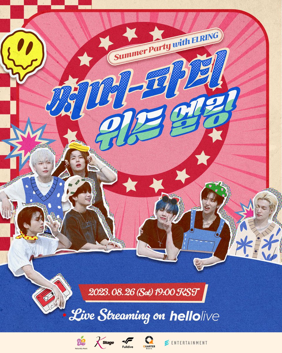 hellolivetv's tweet photo. #hellolive_event
♥️ E’LAST ‘Summer party’ with ELRING♥️
📮엘라스트와 엘링들이 함께 즐겼던 썸머 파티 ⸜(*ˊᗜˋ*)⸝
오직 헬로라이브에서 다시보기 구매가 가능합니다!
👉 https://t.co/pqBdHS3mvi
☀️구매 기간
09. 08 (Fri) 18:00 ~ 10. 08 (Sun) 23:59 KST
#ELAST #엘라스트 https://t.co/2oJSeRctGp