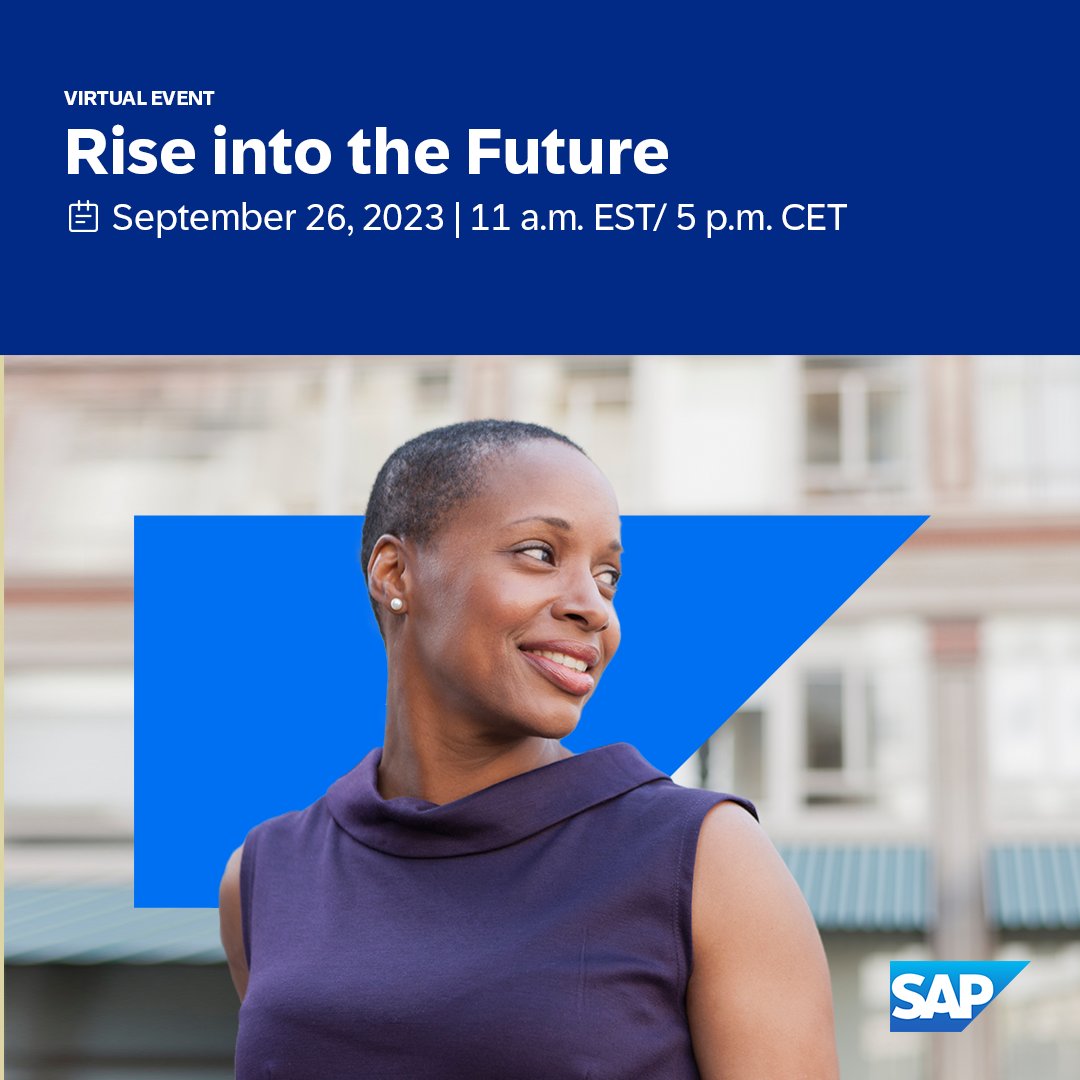 SiegfriedBies's tweet photo. Come see what's new and what's next for #RISEwithSAP and SAP #S4HANA Cloud, private edition!  

📆 On September 26, industry pros, customers, and partners will join SAP leaders to discuss SAP's cloud strategy, innovations, AI for ERP, and more.

👉  https://t.co/t84s3rxC3n https://t.co/wP8jnufpDF