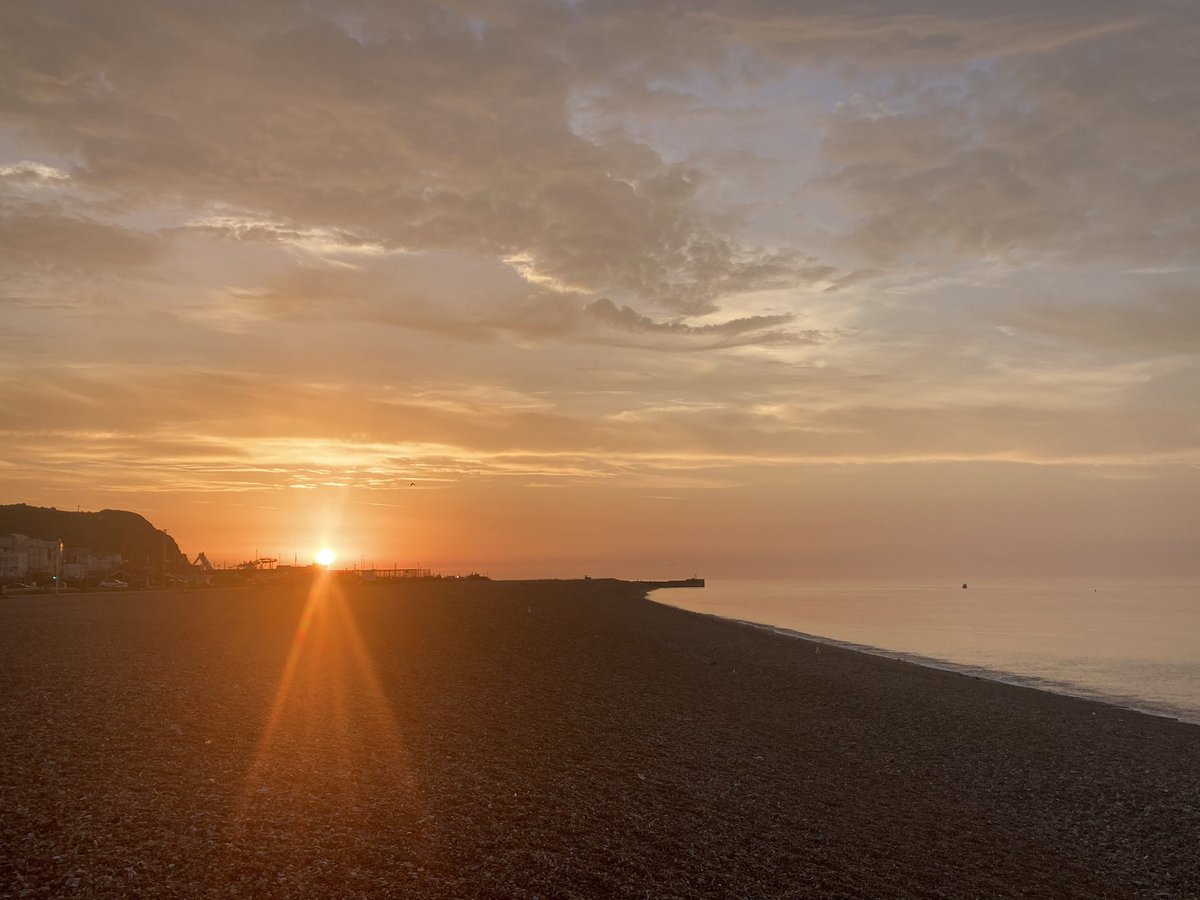 judycogan's tweet photo. I didn’t press snooze and I saw a feckin’ SEAL! #sunrisesup #hastings #Fridaymorning #seaside https://t.co/0VvXGGXEwc