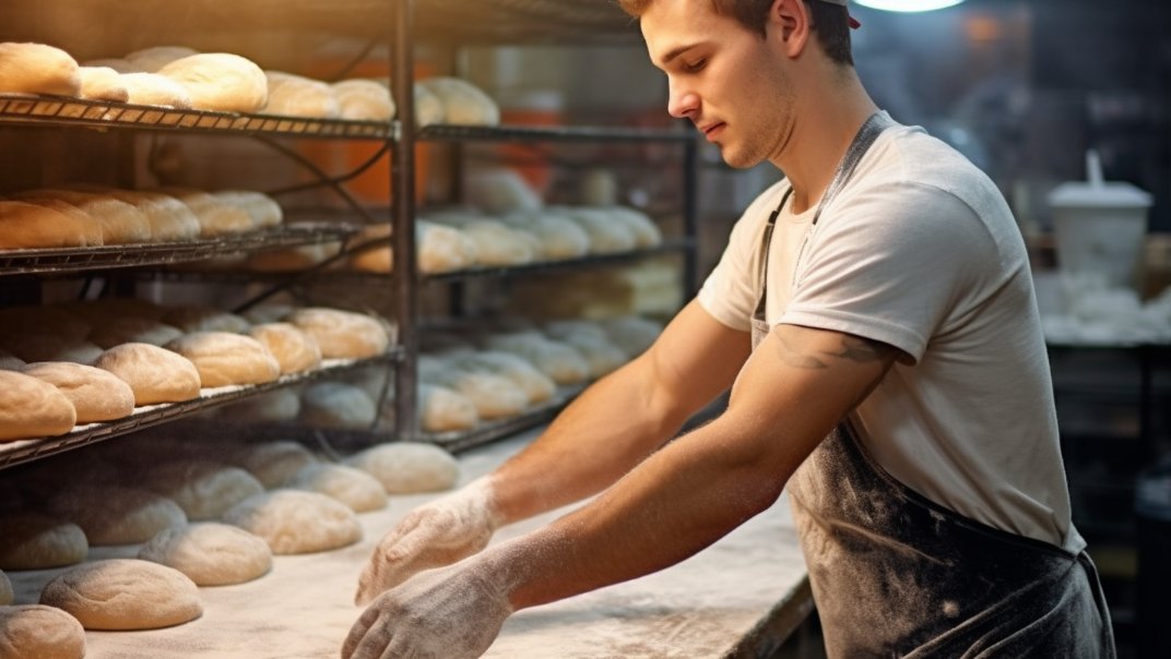 EgorLevche79694's tweet photo. 🍞💼 Хочешь печь свой собственный хлеб и начать свой бизнес?​ Присоединяйся к нашей семье франчайзи, где каждый кусок хлеба ⏤ твое искреннее творение!​ Достойный старт и важное наследие ждут тебя. #франчайзи #пекарь #бизнес #вдохновение 🥖🧡 https://t.co/BfLk0qiD8t