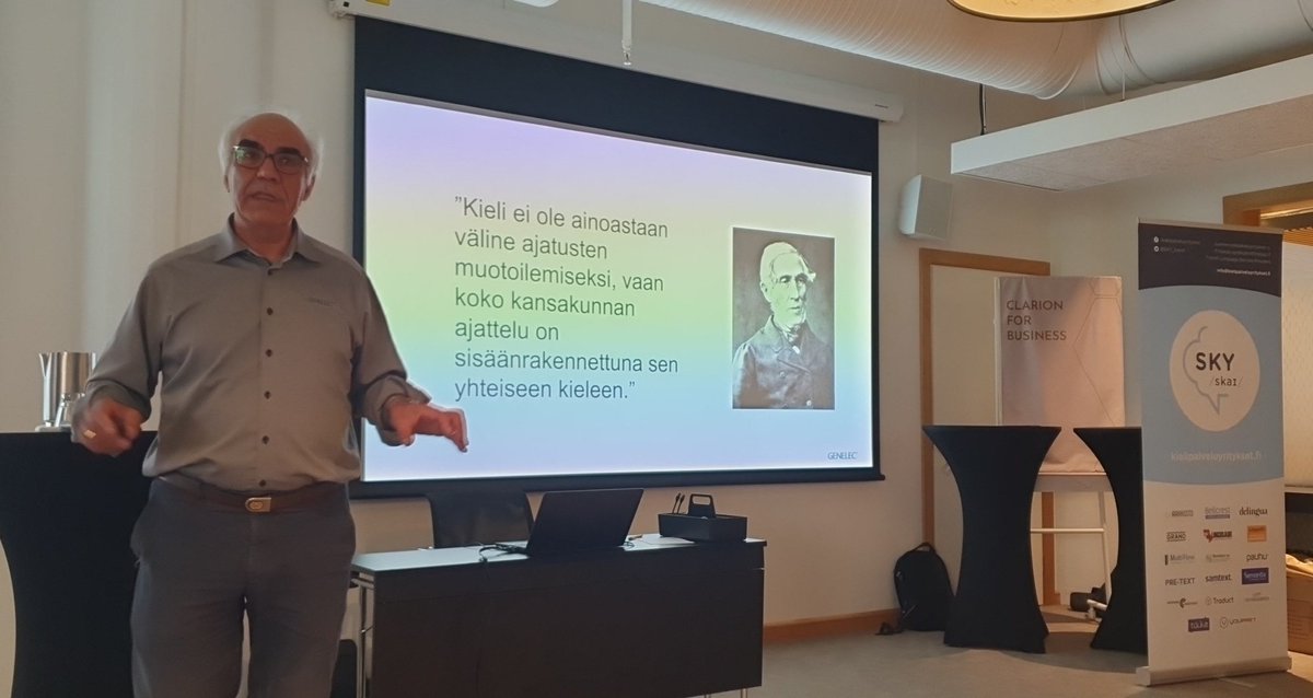 "Kielen rajat ovat ajattelumme rajat" Wittgenstein, Snellman, <a href="/NaghianSiamak/">Siamäk Naghian</a>. 

#Kieli on ovi ajatteluun, pidetään se auki, kaikille. ❤

#saavutettavuus #kieli2023
<a href="/SKY_kielet/">Suomen kielipalveluyritykset</a>