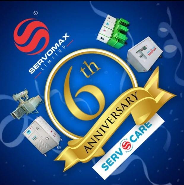 Happy 6th Anniversary, Servomax! Six years of excellence, innovation, and commitment to power-quality solutions.

#6thAnniversary #CompanyAnniversary #AnniversaryCelebration #WorkPlace #Milestone #Celebration #Congratulations #FoundationDay

#SERVOMAX #SERVOCARE #SERVOMAXLimited