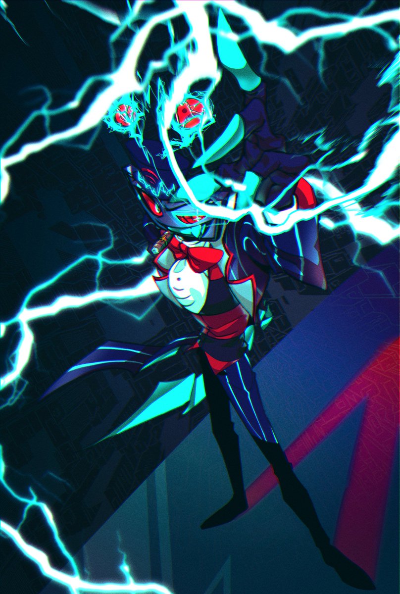 fish_HBin's tweet photo. Zeus🌩️📺
 #HazbinHotelVox https://t.co/kcAo4T8a7t