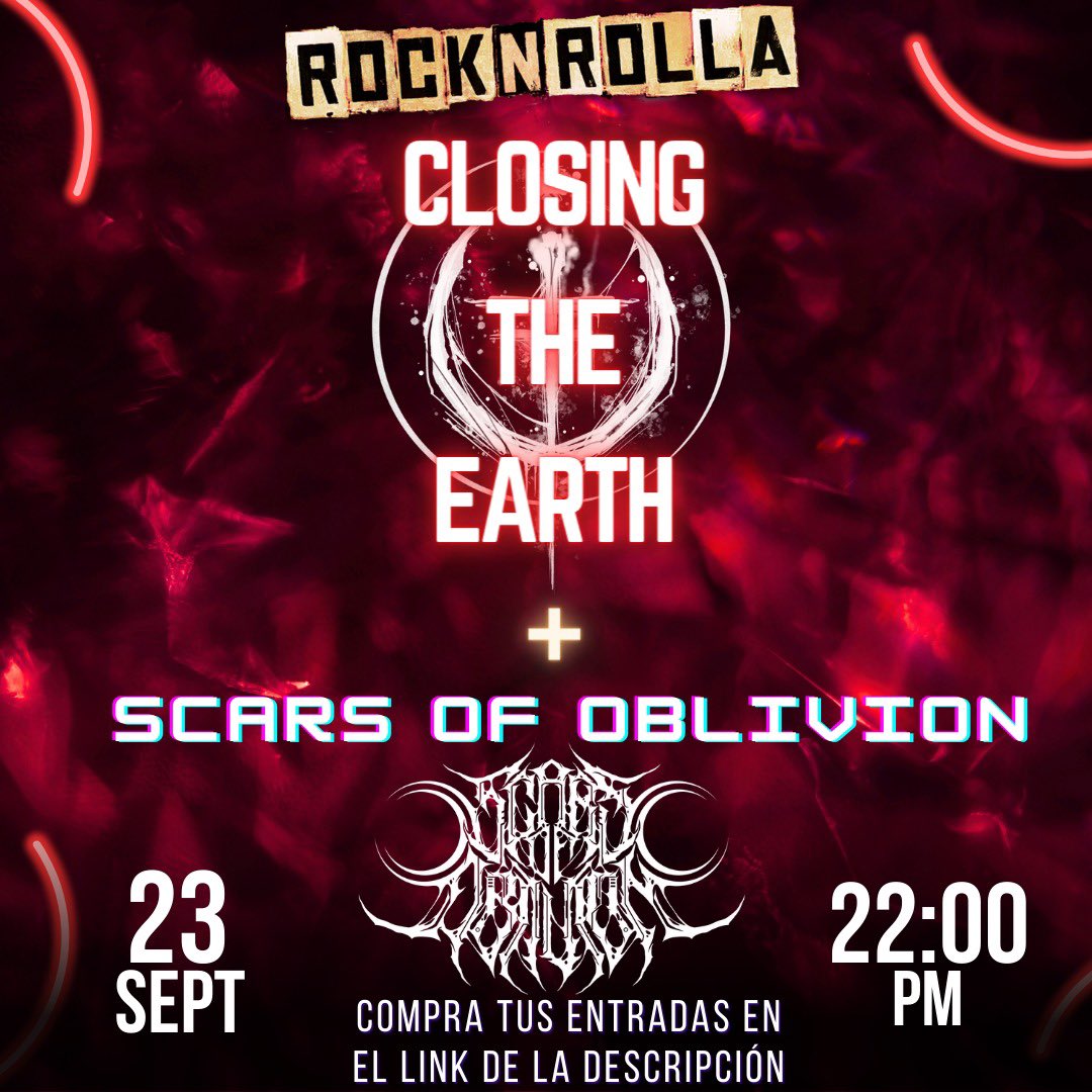 Nos vemos el 23 en Granada junto a los grandes de <a href="/ScarsOfOblivion/">Scars Of Oblivion</a> 🤘🤘🤘