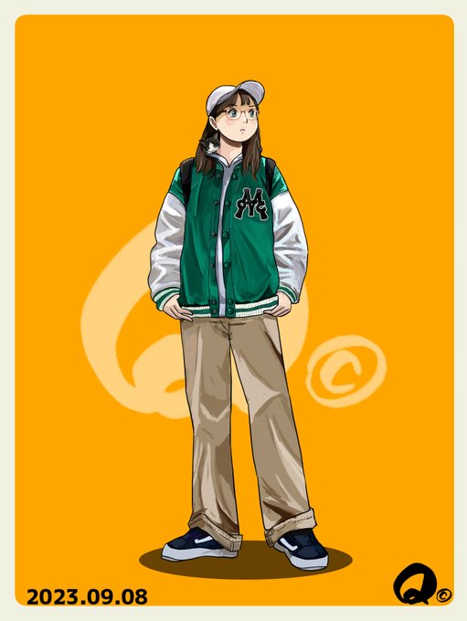 「green jacket standing」 illustration images(Latest)｜5pages