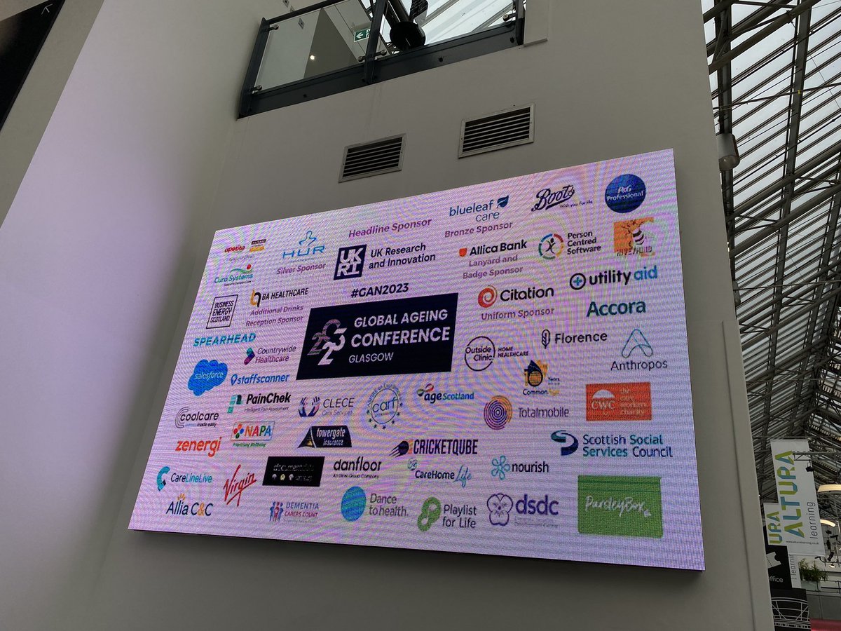 scottishcare's tweet photo. Day 2 of #GAN2023! 🌍

Join in the global conversation on #Sustainability of #aged #care and follow this event using our hashtag #GAN2023. 

@GlobalAgeing23 @GlobalAgeing @NCFCareForum https://t.co/uwbY0RrwOt