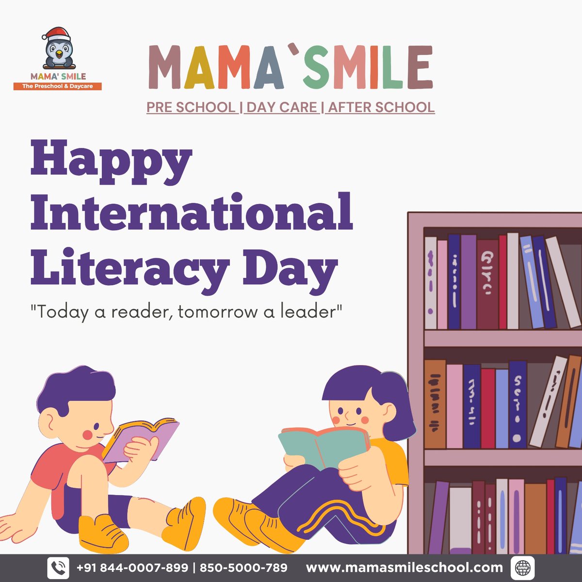 Today, let's celebrate the power of words, the joy of reading, and the freedom that literacy brings. Happy World Literacy Day!

#LiteracyDay #ReadToLead #EducationForAll #GlobalLiteracy #LiteracyMatters #LearnToRead #BooksChangeLives #EmpowerThroughWords #KnowledgeIsPower