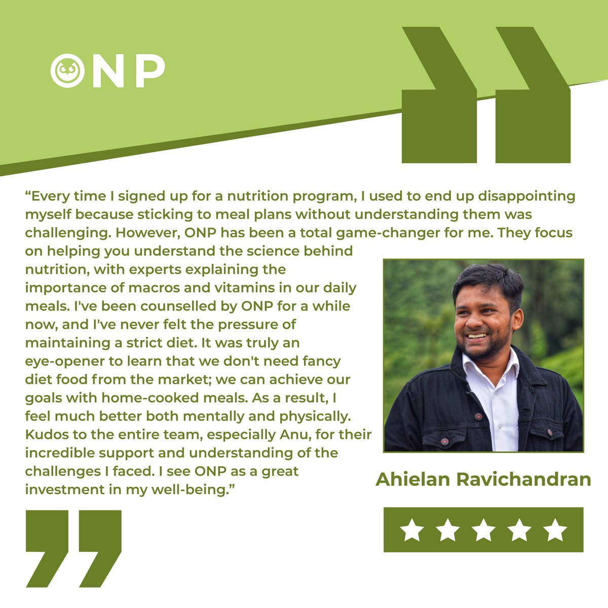 ONPYoda's tweet photo. Ahielan Ravichandran shares his incredible journey with ONP, highlighting how dedication and learning went hand in hand on his path to achieving his weight loss success.
#onp #weightloss #fatloss #determination #transformation #dedication #fitness #overallwellbeing https://t.co/nqC25zuNeF