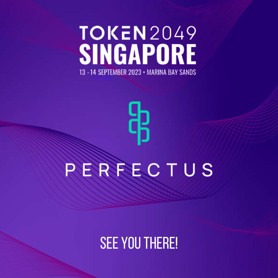 PerfectusTec's tweet photo. We're super excited to let you know that Perfectus will be part of the #TOKEN2049 event in sunny Singapore 🇸🇬

Join us as we explore the future of crypto and blockchain with industry leaders, entrepreneurs, and investors 🌐

Let's catch up if you're around 🤝

#Perfectus #Web3 https://t.co/DVAyTOSWql