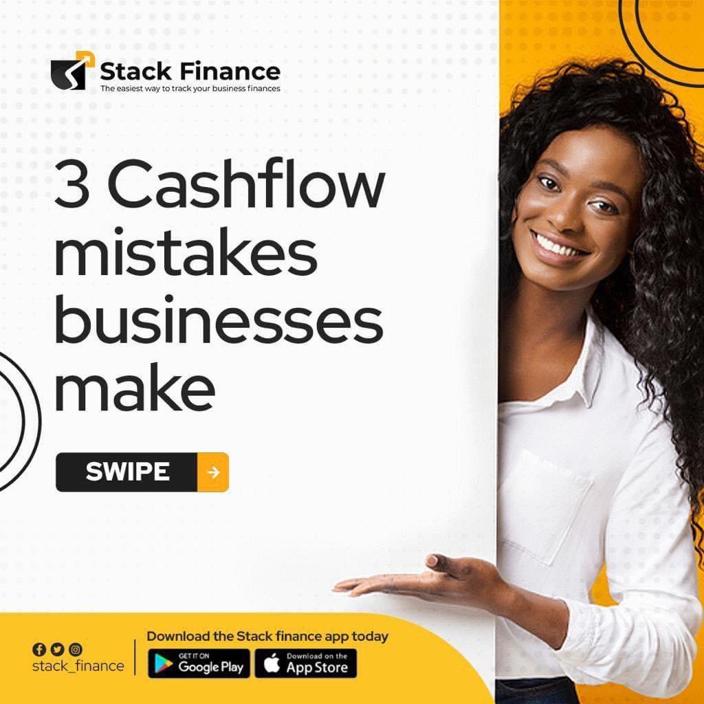 Stackfinanceapp's tweet image. Businesses make mistakes all the time. But not being aware of where the mistakes come from is a problem.

Here are some cashflow mistake that businesses make.

#stackfinance #stackelbergng #finance #accounting #hushpuppi #cashflow #16thHeadiesAwards #tips #stack #app #Byelection