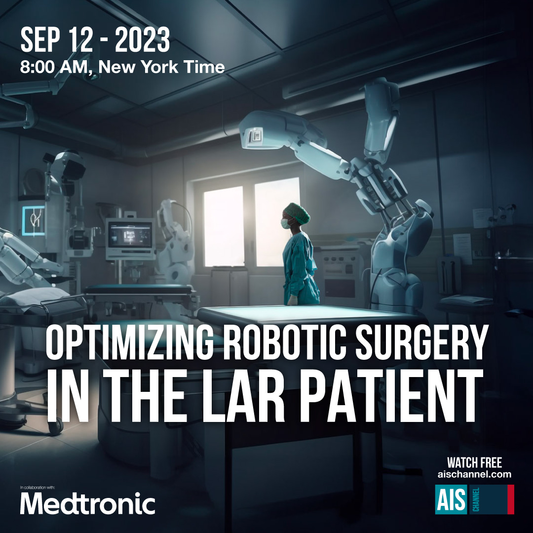 👋 Welcome, everyone! We're excited to have you join the 'Optimizing Robotic Surgery in the LAR patient' event featuring Dr. Samuel Rheinhardt, @TAMISYoda @JorgeEMarcet Let's get started! aischannel.com/live-surgery/o… @USFHealthMed @AdventHealthCFL @Medtronic #IamAIS #SoMe4Surgery