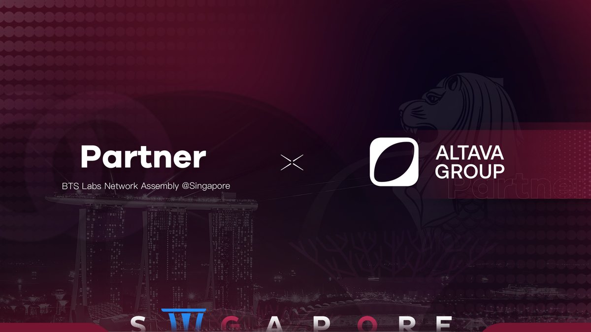 btslabs_global's tweet photo. We are pleased to announce that @altavagroup will join us at BTS Labs Network Assembly Singapore as a partner.

@altavagroup is a fashion-tech company that empowers you to be creative in virtual spaces.  

Get ticket👉https://t.co/PnwE40MrG8 https://t.co/529Ozlgrfx