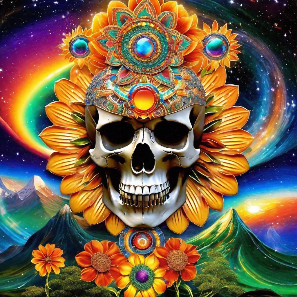 Bloom from the intimate reunion with the hidden solar wisdom, contributing to the internal cosmic seeds, the precious essence of life, in perfect synchrony between the song of the cosmic quartz skull that dances and its seeds sown in the jade heart of earth. #IAmWeAre #HunabKu