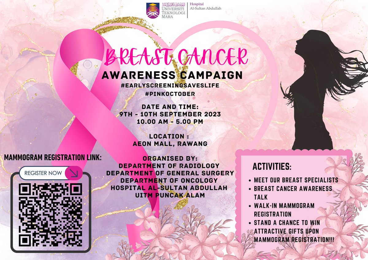 SchidaManis's tweet photo. Hi everyone 🩷

Please repost &amp; like my event tomorrow and Sunday at Aeon Rawang! 
#pinkoctober 
#earlydetactionsaveslives https://t.co/HkAg5CSqQO
