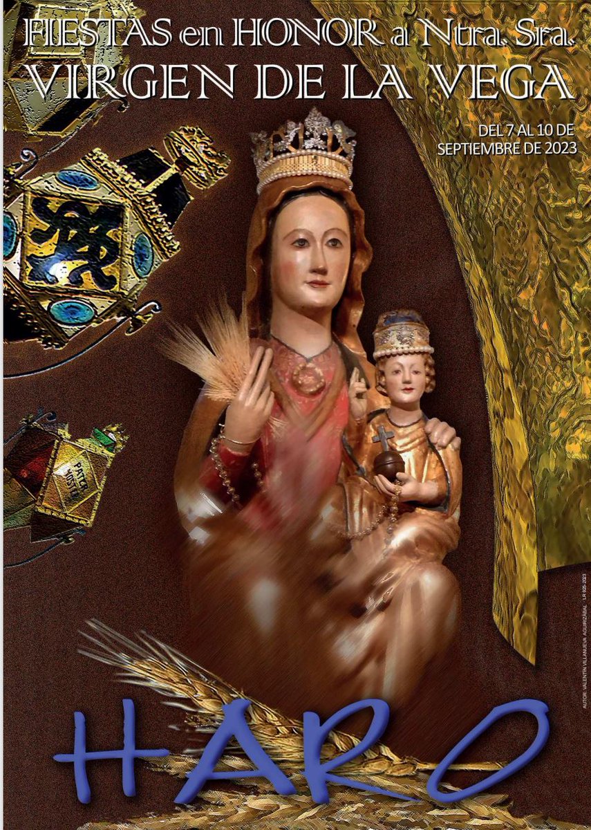 🍊📷Desde Cs Haro os deseamos un feliz día de nuestra patrona la Virgen de la Vega. 
¡¡¡Felices fiestas a todos los jarreros!!!