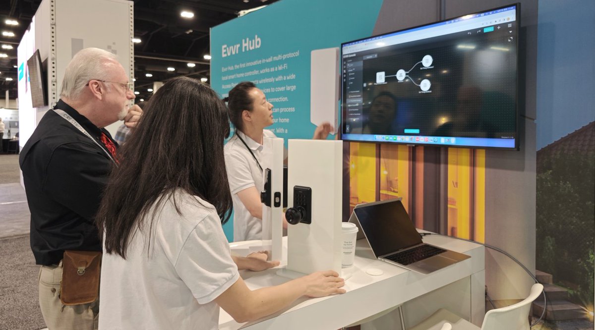 evvrautomation's tweet photo. On the opening day of CEDIA Expo 2023, we were thrilled to welcome a large number of smart home enthusiasts to EVVR's booth #3158. π₯³π
Join us at Booth #3158 and explore the exciting innovations we have in store!
#CEDIAExpo #CEDIA #EVVR #smarthome #homeautomation #smartswitch https://t.co/iLLpKYNHqA