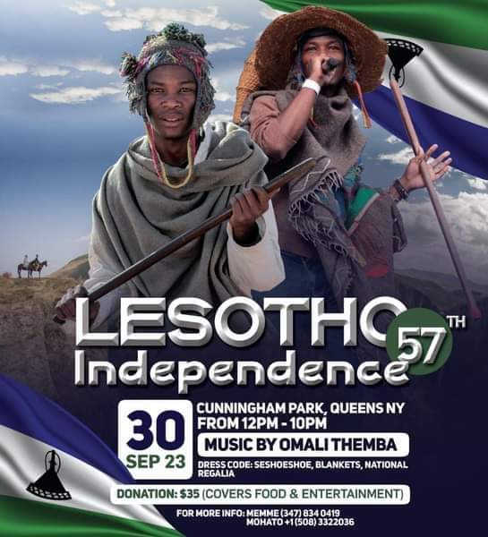 Chrisstheko's tweet photo. Lesotho muso, Omali Themba is heading to USA where he is expected to perform at various events. 
Mainly he will be at Cunningham Park, New York at a UNDP event that will be celebrating  Lesotho independence for Basotho in the USA. https://t.co/CMwMvdU5cJ