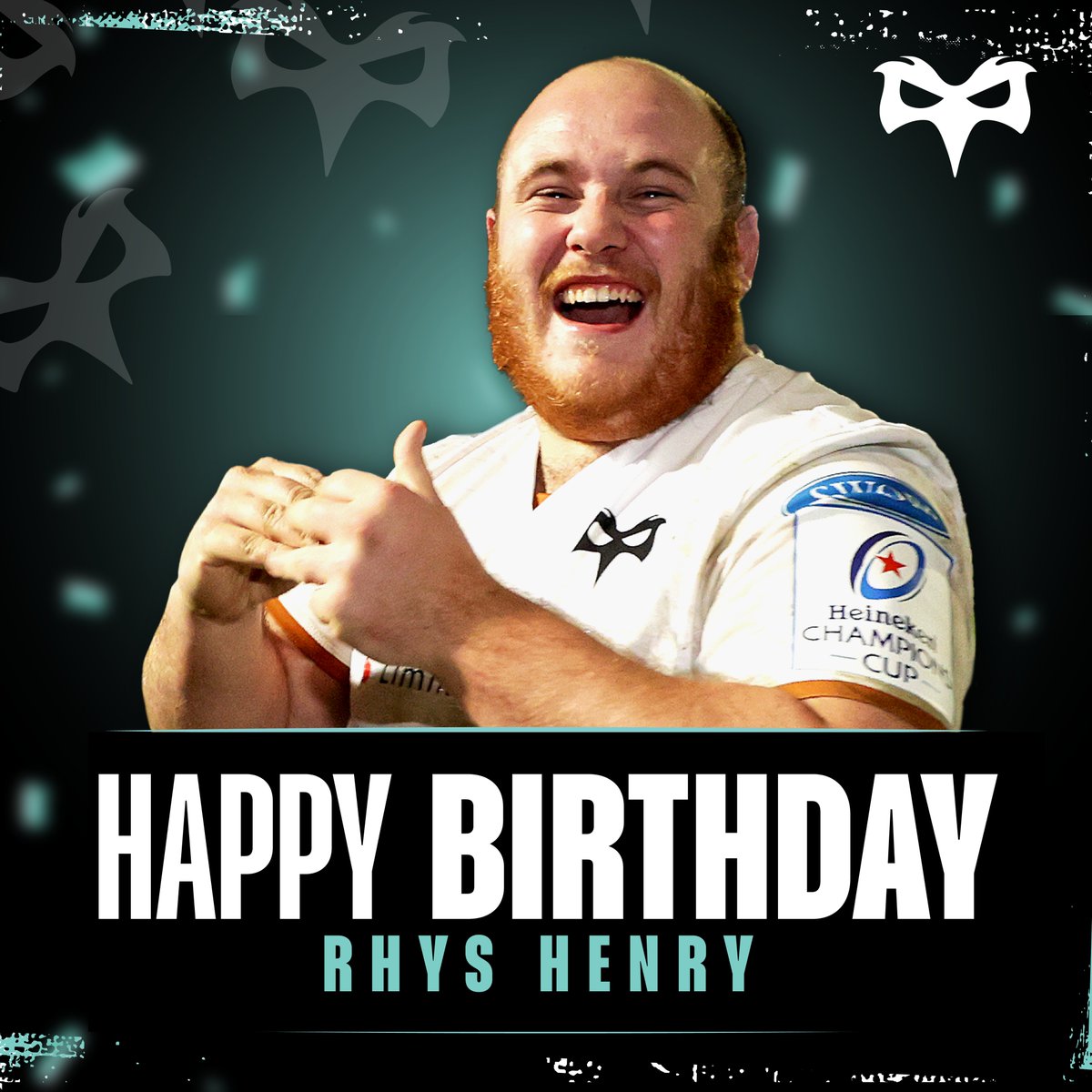 𝗛𝗮𝗽𝗽𝘆 𝗕𝗶𝗿𝘁𝗵𝗱𝗮𝘆 🎂 Join us in wishing Rhys Henry a Happy Birthday 🖤 𝗣𝗲𝗻𝗯𝗹𝘄𝘆𝗱𝗱 𝗛𝗮𝗽𝘂𝘀 𝗥𝗵𝘆𝘀 🤝 #TogetherAsOne