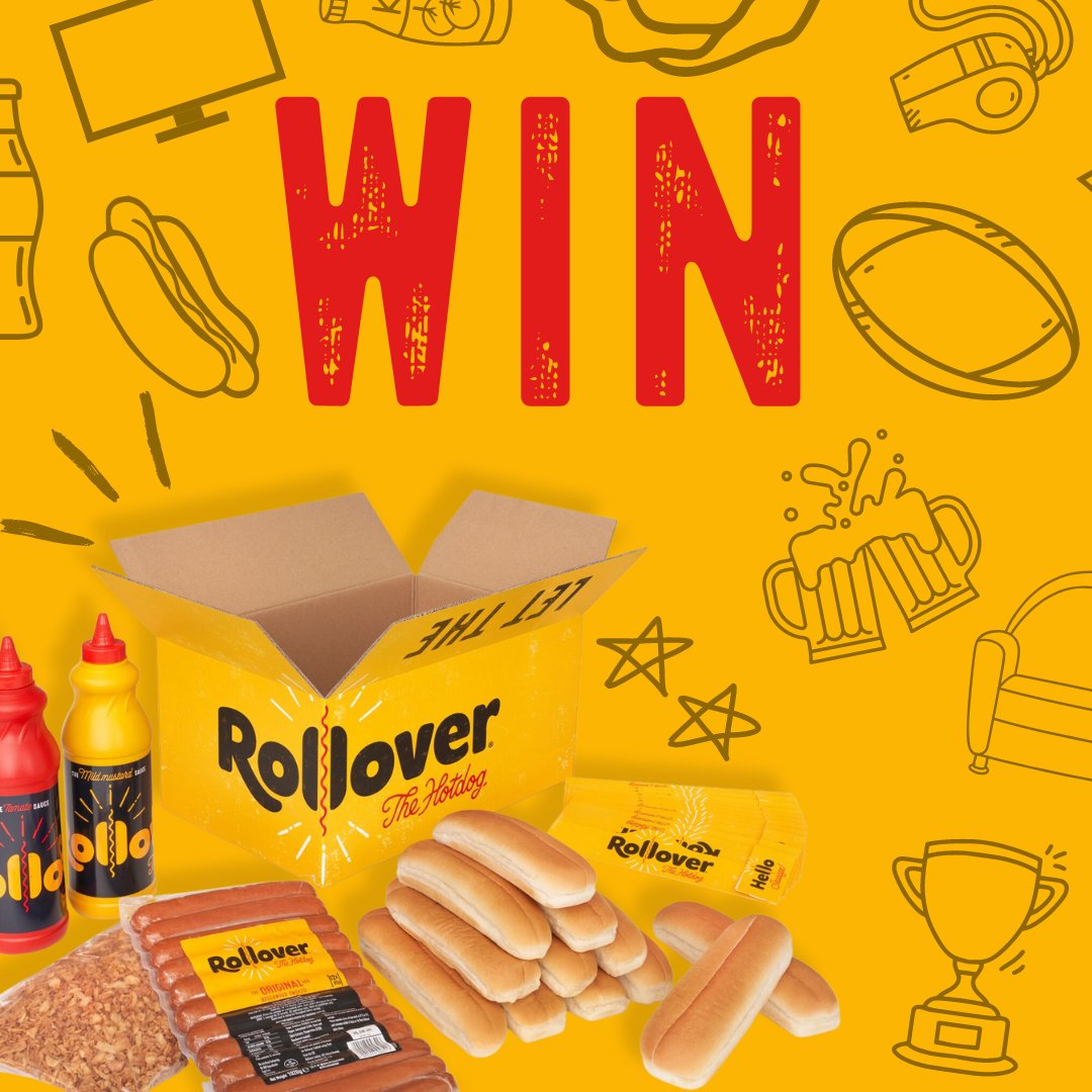 RolloverHotDogs's tweet photo. 🏉🌭 #GIVEAWAY 🌭🏉 

Get ready to tackle the excitement as the #RWC2023 begins! 
 
We’re giving 1 lucky winner the chance to #win a Party Box to fuel their rugby fever 🔥 

To enter; 
 
❤️ Like + Retweet 
🏷️ Tag a friend you’ll be celebrating with 
📲 Follow us 

T&amp;Cs apply. https://t.co/PJvIBPFBGf