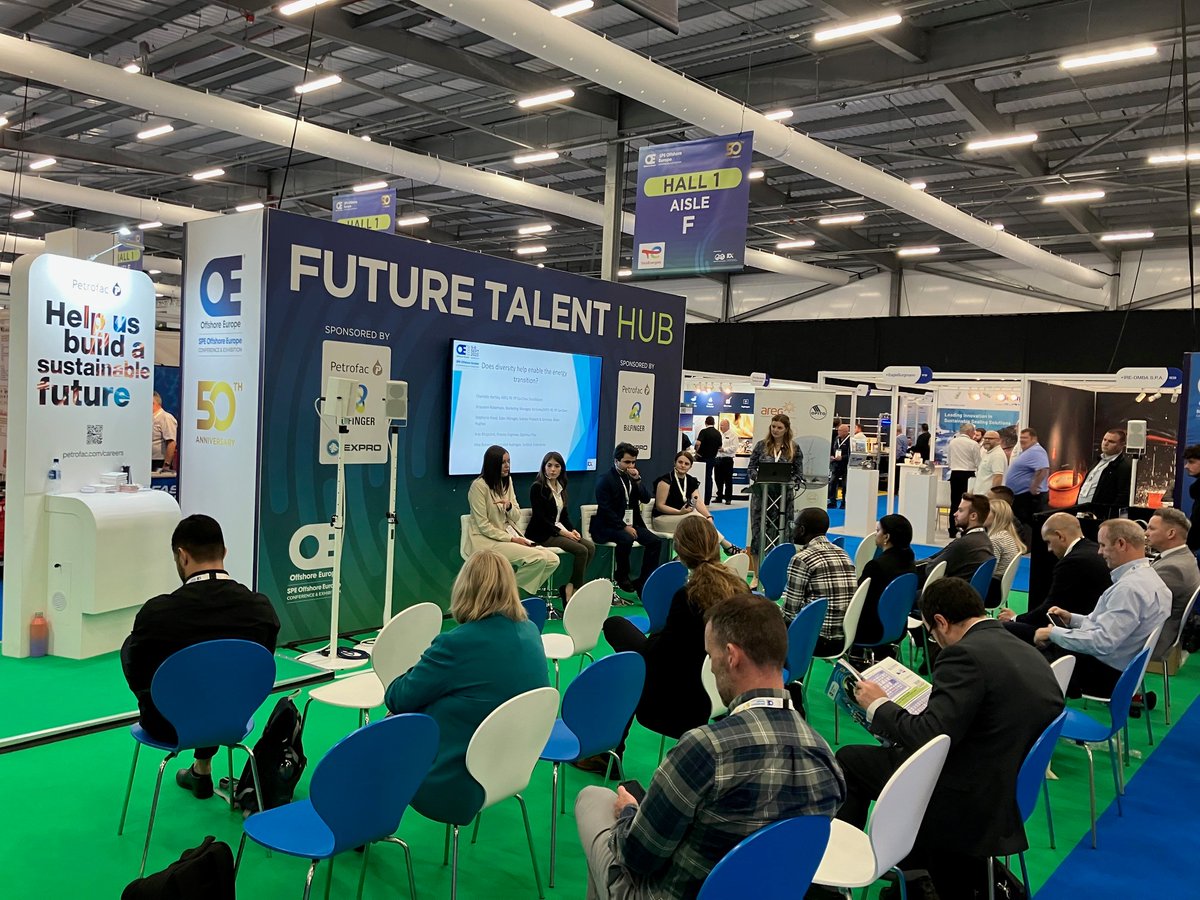 Coops8151317's tweet photo. Had a great day out at Offshore Europe the other day on behalf of @Turriff Academy and @Excelerate_TWF in my role as BCSO. Very big on energy transition and plenty of great networking and information about the need for young talent. Special thanks also to Team MTL from Kintore. https://t.co/Yn8Zis6S6q