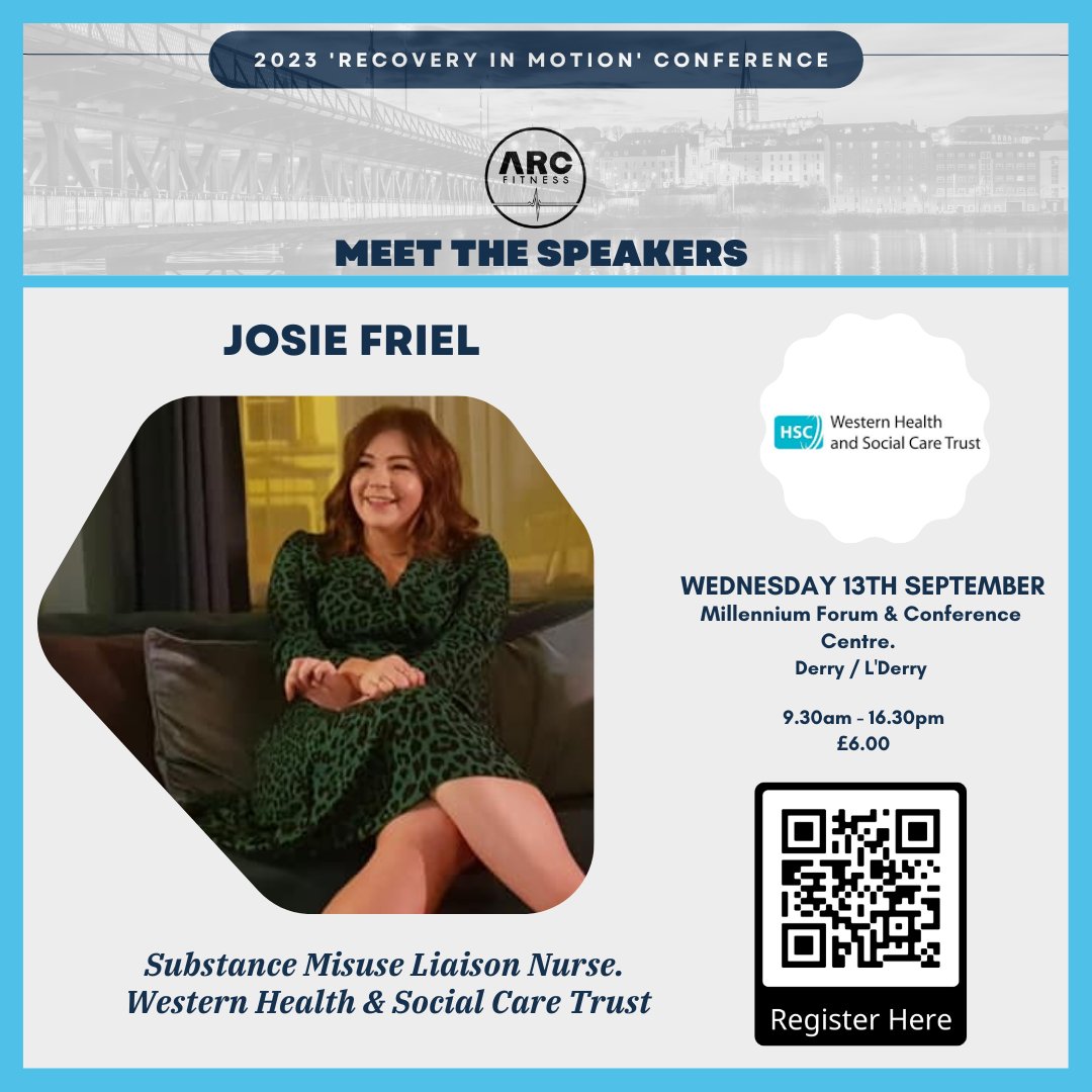 Josie Friel is the current Substance Misuse Liaison Nurse for the <a href="/WesternHSCTrust/">Western Trust</a> and has worked across the UK.

Josie &amp; her team received the Davin Corrigan Legacy Award for their work implementing take-home Naloxone from our A&amp;E.

Registration ⬇️⬇️

millenniumforum.co.uk/shows/the-reco…