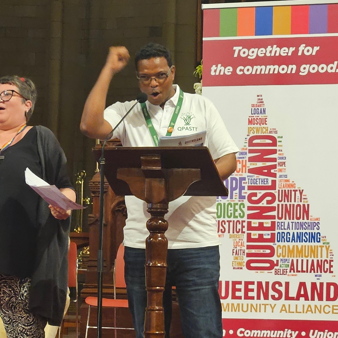 We joined with over 300 community &amp; faith leaders &amp; members of the Qld Community Alliance this week, to commit to sharing facts &amp; supporting informed decisions in our local communities in the lead up to the Voice Referendum on 14/10/2023.

#HistoryisCalling
#VoteYesAustralia
