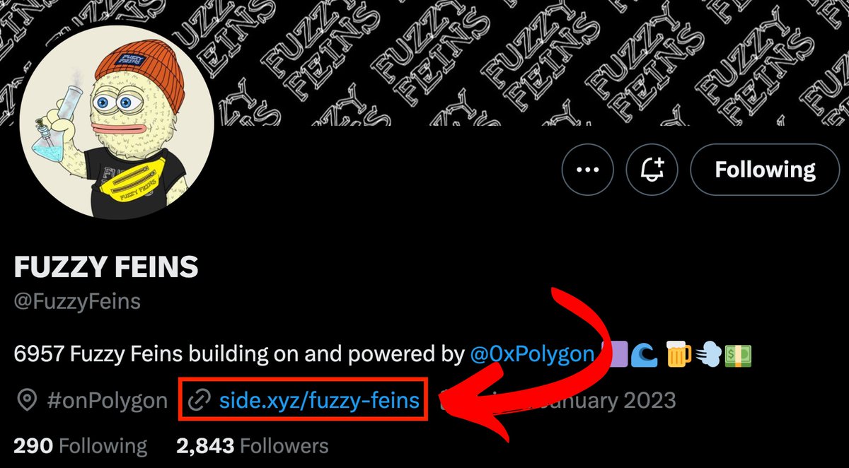 FUZZY FEINS 🤝 Side.xyz

İki projemiz arasında bu yeni işbirliğini duyurmaktan heyecan duyuyoruz.

<a href="/FuzzyFeins/">FUZZY FEINS</a> artık biyografisindeki bağlantı için <a href="/sidexyz/">Side.xyz</a> sayfasını kullanıyor.