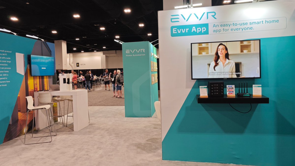 evvrautomation's tweet photo. On the opening day of CEDIA Expo 2023, we were thrilled to welcome a large number of smart home enthusiasts to EVVR's booth #3158. π₯³π
Join us at Booth #3158 and explore the exciting innovations we have in store!
#CEDIAExpo #CEDIA #EVVR #smarthome #homeautomation #smartswitch https://t.co/iLLpKYNHqA