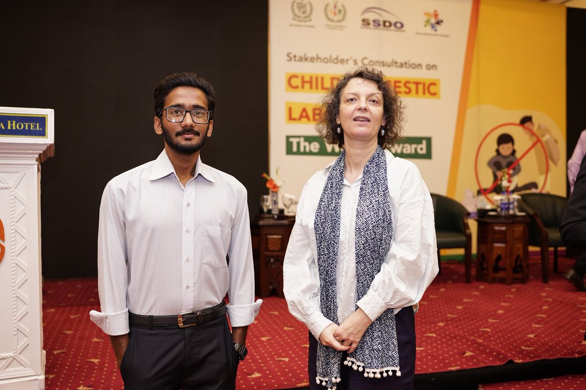 pvstweets's tweet photo. PVS Delegate &amp; Joint Secretary Mohtashim Asif joined 'Stakeholder's Consultations on Child Domestic Labour: The Way Forward'. As an ambassador of PVS, he had the privilege of conversing with Chairperson Miss Valerie Khan, acquainting her with the PVS agenda. https://t.co/Bhr0GUtXC2