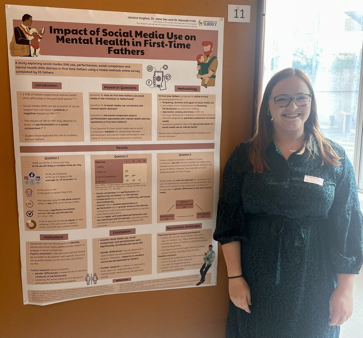 Fantastic poster by <a href="/Jess_Clinpsych/">Dr Jess Hughes (she/her)</a> at the <a href="/TheSRIP/">SRIP</a> conference, on the research she completed as part of her doctorate <a href="/UoSPsychD/">Clinical Psychology at Surrey</a> 👏