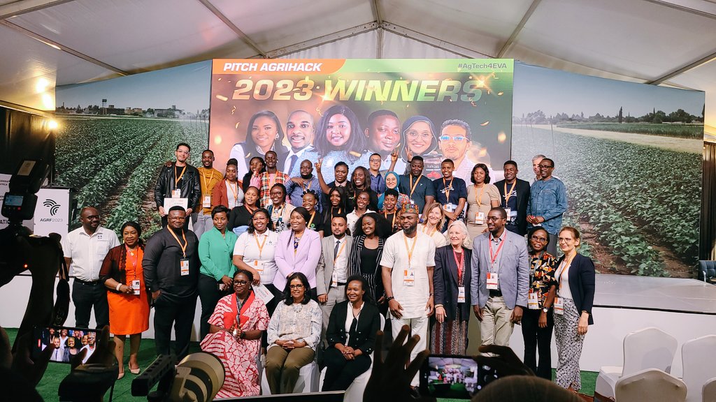 nsanganira's tweet photo. #AGRF2023 No better way to close the quite busy week than joining young innovators and celebrating their successes. Well done, #Africa is proud! #GoGettaz #PitchAgriHack #AYuTe https://t.co/r4VgLcr1au