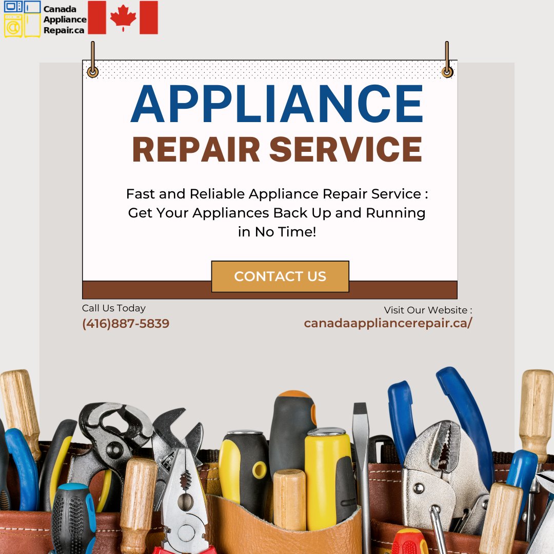 We take pride in our same-day repair service. When your appliance breaks down, you don't want to wait. Call us for quick, efficient repairs that fit your schedule. Your convenience matters to us. #SameDayService #TorontoApplianceRepairs