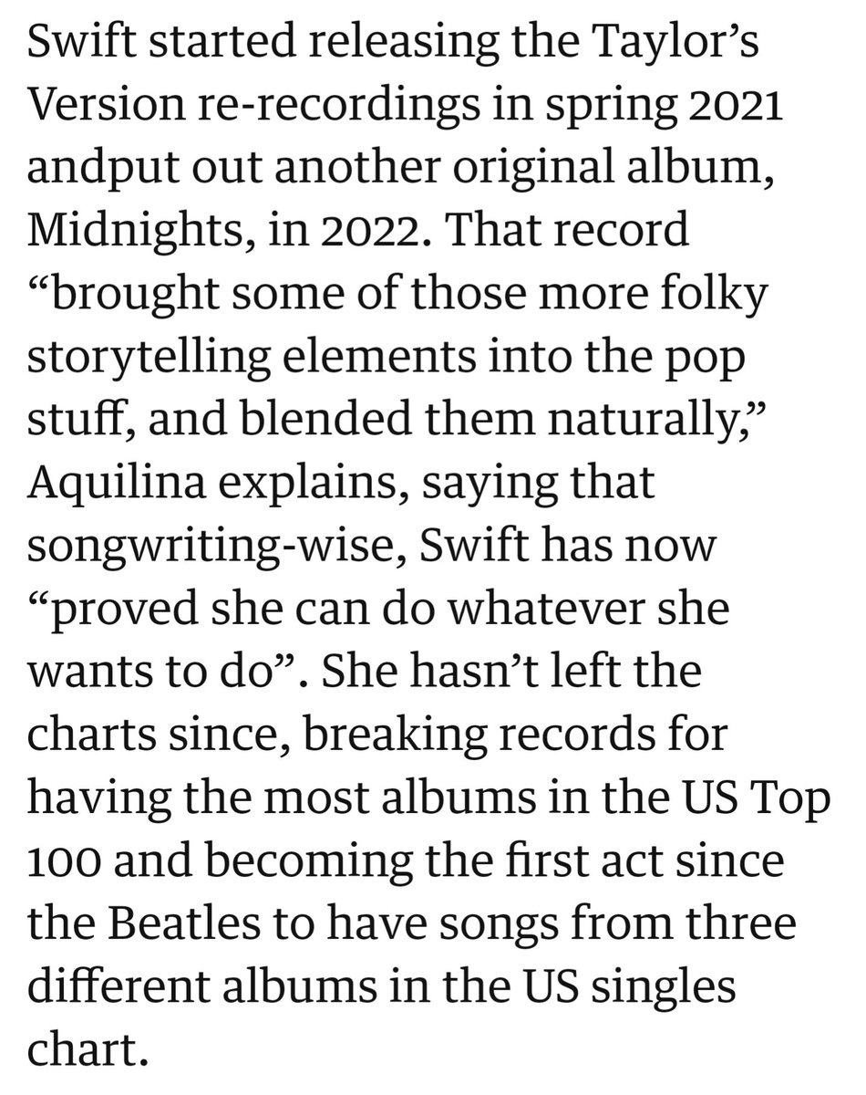 reading a guardian article about taylor swift and realising it's quoting @laurenaquilina >>>>