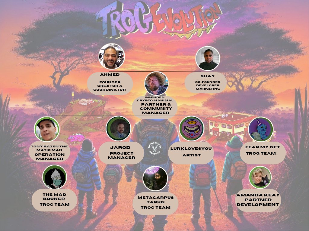 TroglodyteSoci1's tweet image. TGIF #TrogCommunity

I want to extend a heartfelt Thank you to my #TrogEvolution team, for your unwavering dedication. You&apos;re the unsung heroes behind our mission; together, we&apos;re changing the world!

#NFTsForGood #Web3 #NFTNYC2024