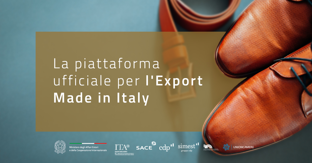ITAtradeagency's tweet photo. Vuoi scoprire come pianificare e muovere i primi
passi sul mercato e partecipare a gare internazionali?
✍️ Registrati gratuitamente su
https://t.co/gsgqUbEMEQ, portale nazionale dedicato all'export delle
imprese 🇮🇹 realizzato da @ItalyMFA, e scopri tutti i vantaggi! #ExportGov https://t.co/GxeNOy3fPG