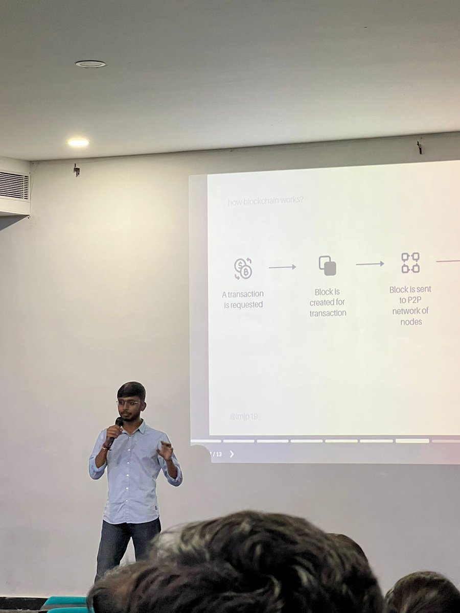 SanghaviAnusha's tweet photo. Exploring the Boundless Potential of Blockchain at Our College's #BlockchainDay! 🚀 With great sessions on introduction to blockchain with @imjp19_ QnA session with @0xharsh1001 and deep dive in block chain with @0xrahul
@HexsocietyCo @PolygonVadodara @0xPolygon @0xPolygonDevs https://t.co/Drf6LOD6NE