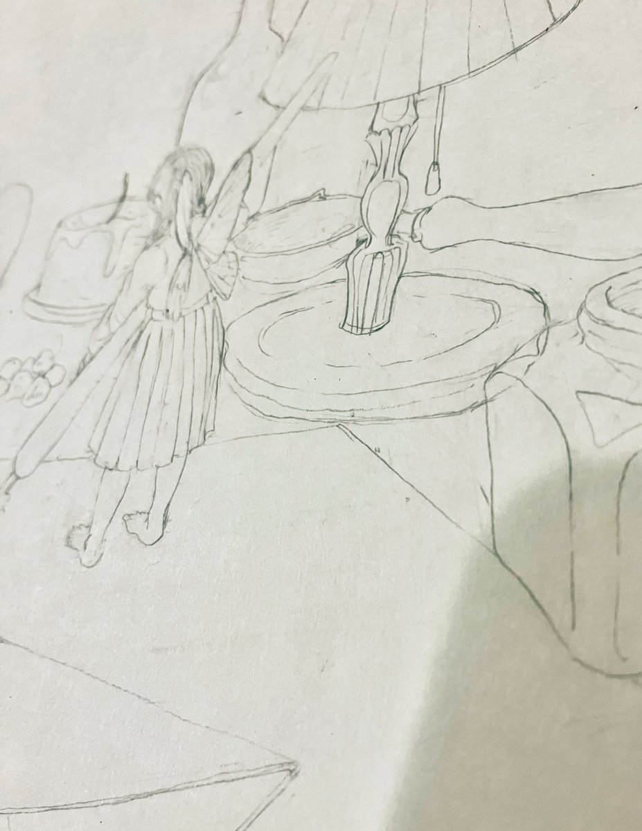 学校台風でおやすみになったので新しい線画描けました! 
