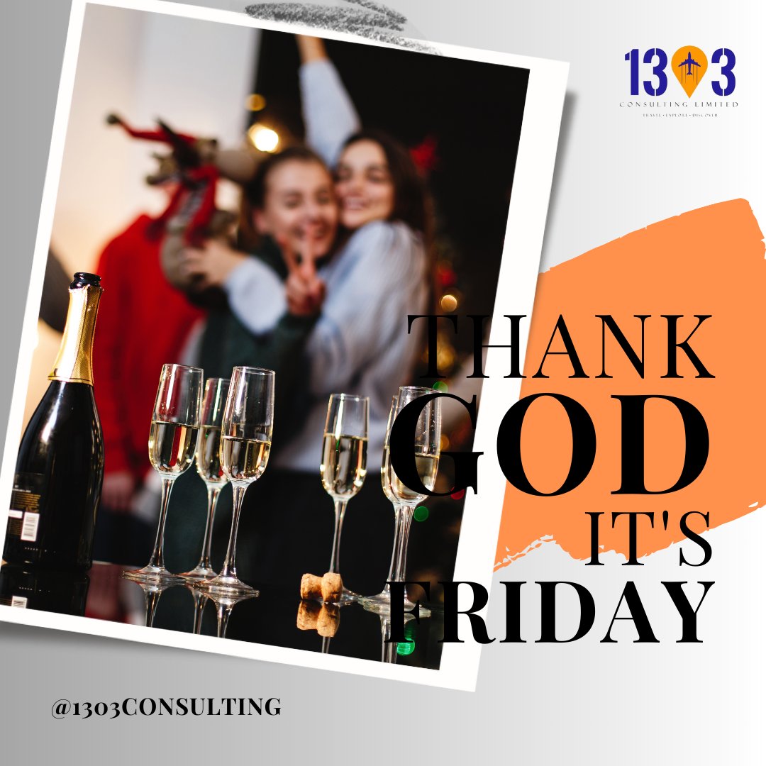 It's FRIDAYYYYY! Any plan of being a productive member of a society is officially thrown out of the window. 🕺🕺

#TGIF #1303consulting #WeekendAdventures #travelwith1303 #Friday #weekendgetaways